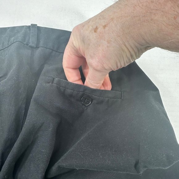 Talbots Women's Sz 4 Pant Signature Dress Slacks Two Back Pockets Black Preowned - Picture 14 of 14